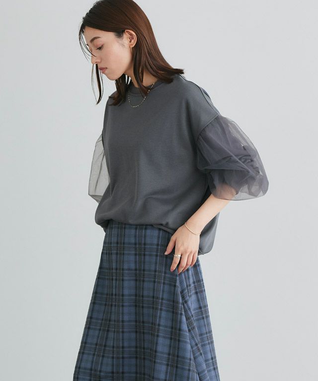 167cm / チャコール×チャコール / M