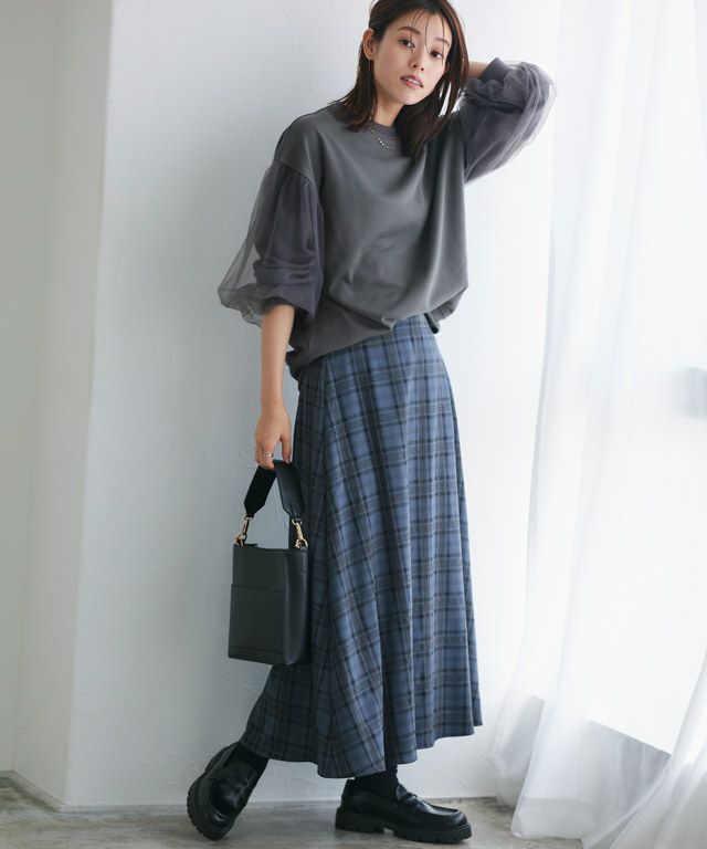 167cm / チャコール×チャコール / M