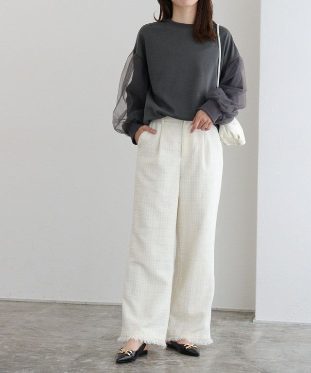 163cm / チャコール×チャコール / M