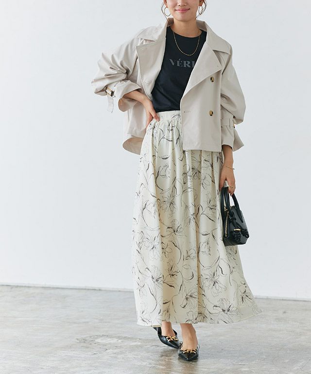 166cm /アイボリー / M