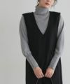 167cm / 杢グレー / タートルネック / M