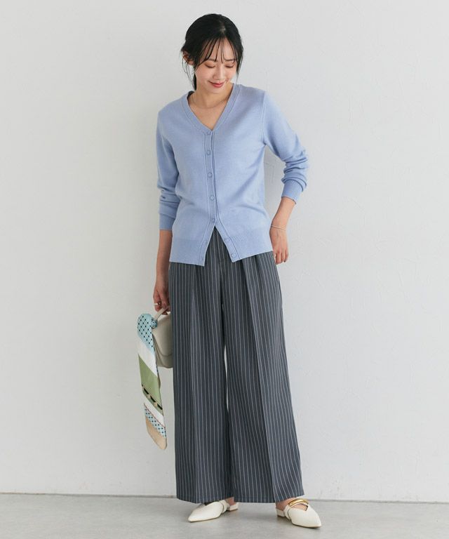 162cm / ストライプ / チャコール / M