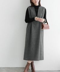 選べる柄タックジャンパースカート