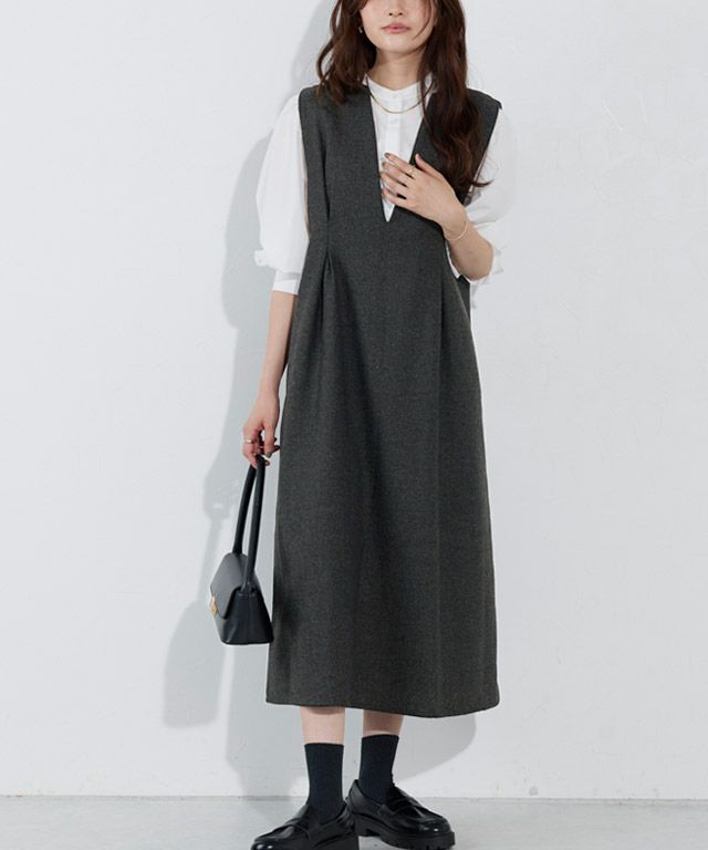 166cm / ヘリンボーンB / Dチャーコール / M