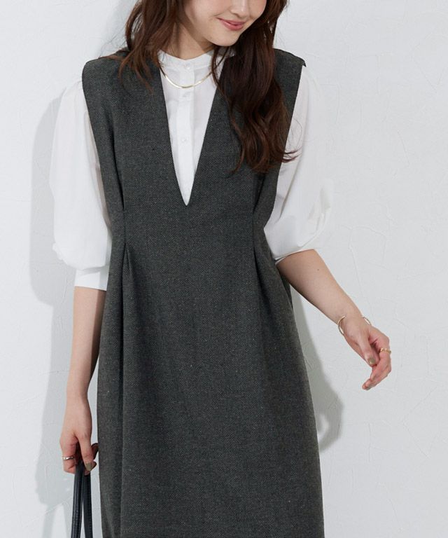 166cm / ヘリンボーンB / Dチャーコール / M