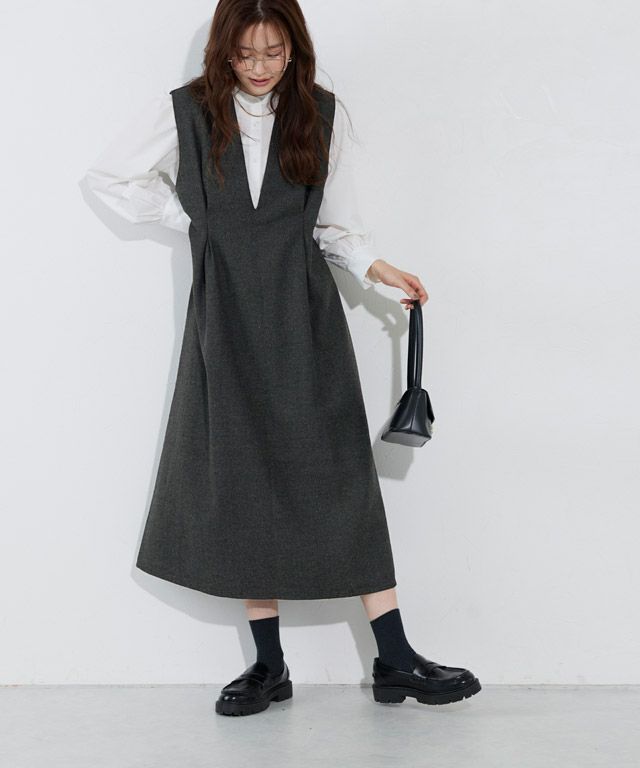 166cm / ヘリンボーンB / Dチャーコール / M