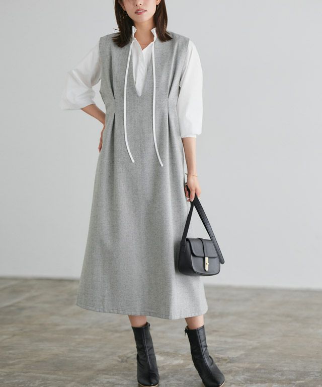 167cm / ヘリンボーンA / グレー / M