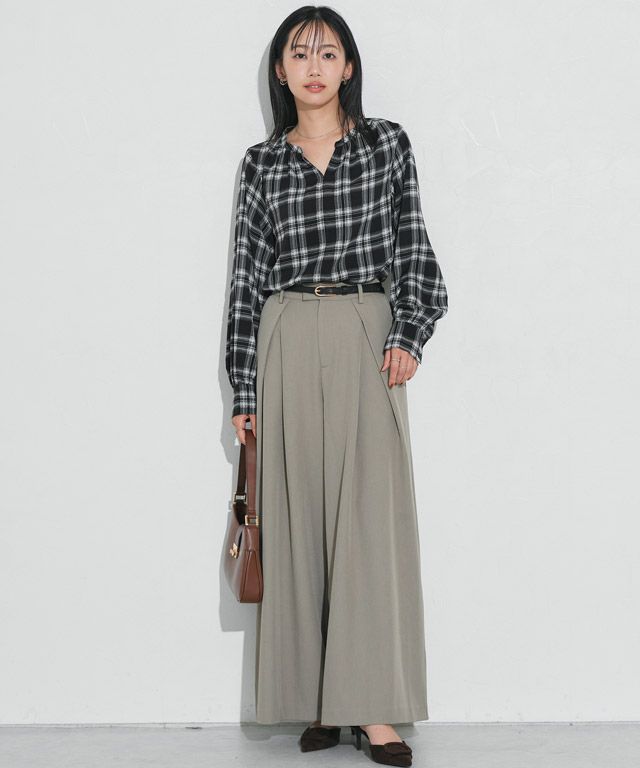 162cm / チェック / ブラック / M