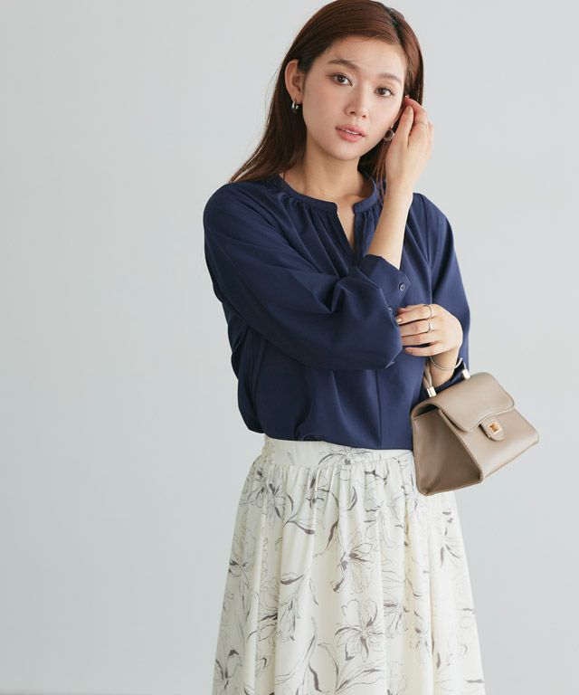 166cm / 無地 / ネイビー / M