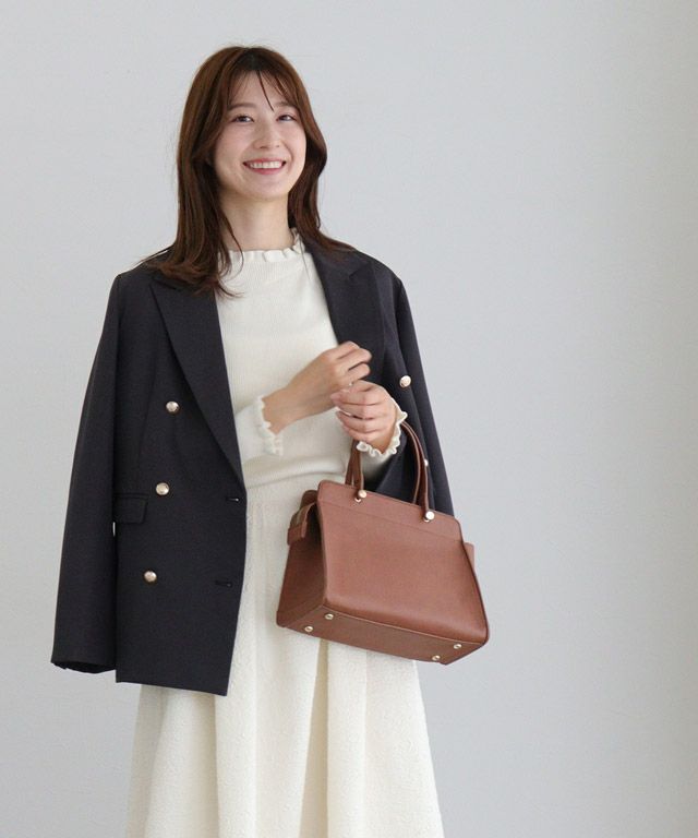 163cm / オフホワイト / クルーネック / M