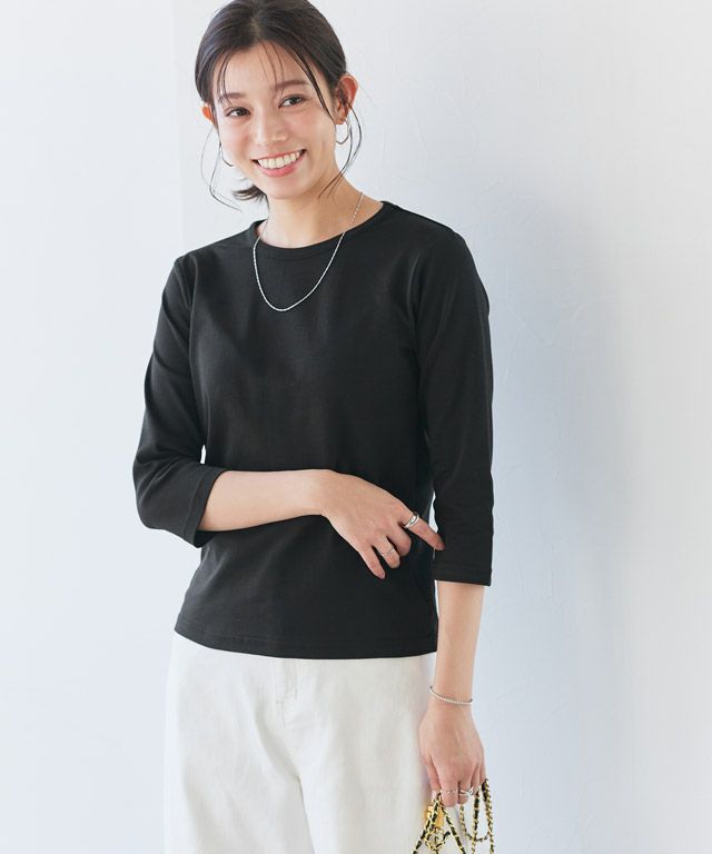 167cm / ブラック / 七分袖 / M