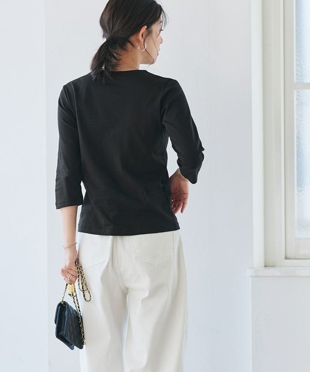 167cm / ブラック / 七分袖 / M