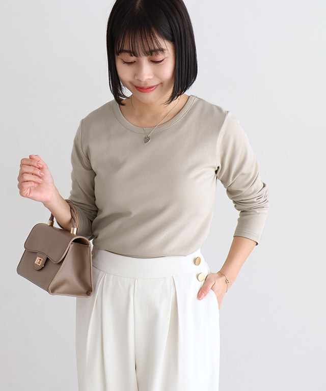 166cm / オフホワイト / 七分袖 / M