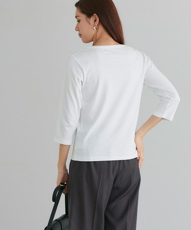 166cm / オフホワイト / 七分袖 / M