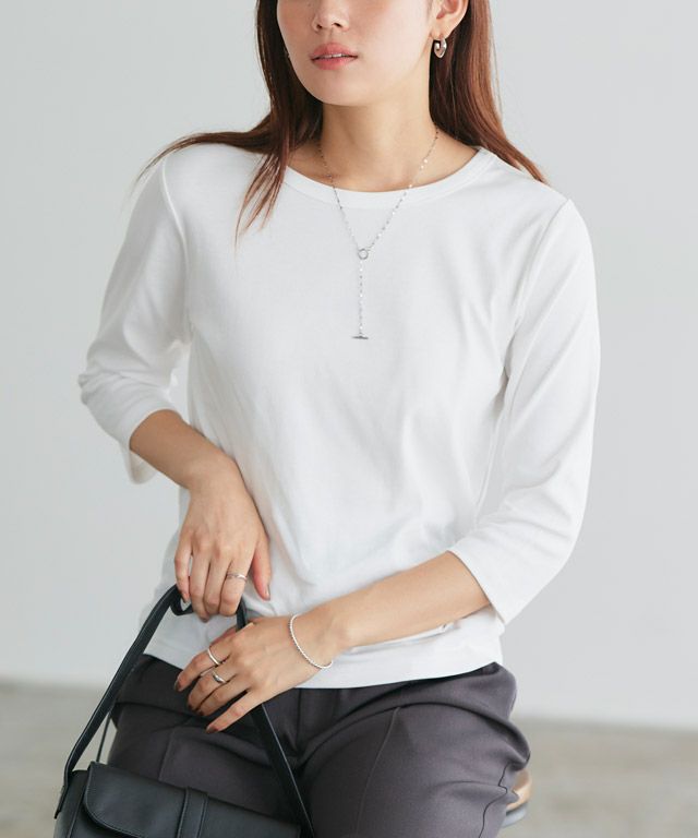 166cm / オフホワイト / 七分袖 / M