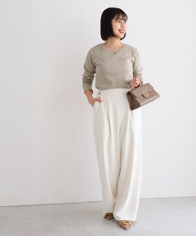 166cm / オフホワイト / 七分袖 / M