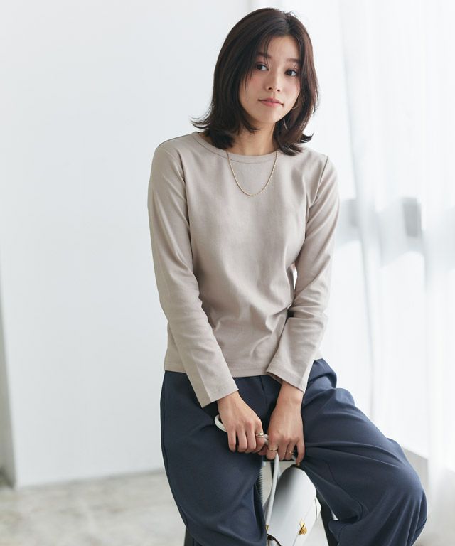 167cm / グレージュ / 長袖 / M