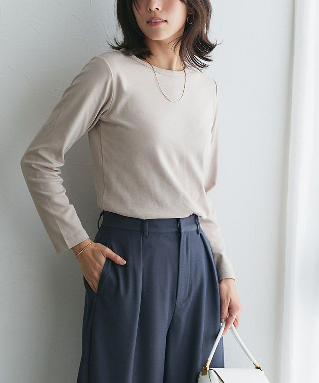 167cm / グレージュ / 長袖 / M