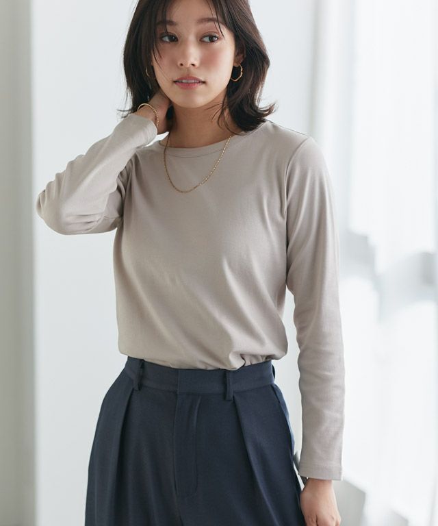 167cm / グレージュ / 長袖 / M