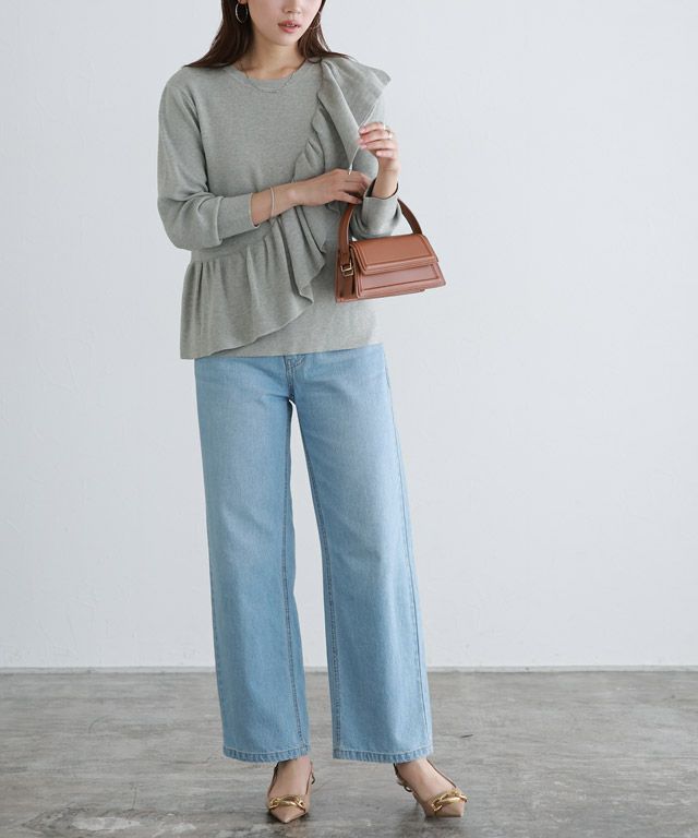 166cm / 杢グレー / M