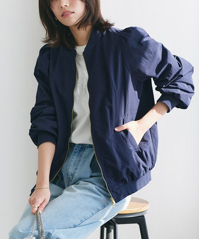 パフスリーブMA-1ブルゾン【スピード配送】 | 【公式】Pierrot（ピエロ