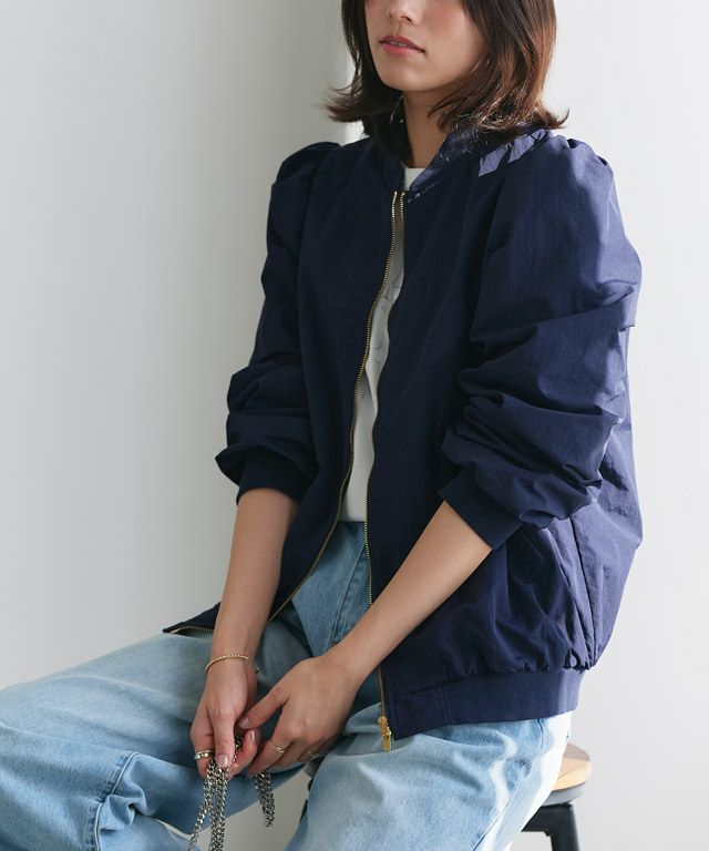 167cm / M / ネイビー