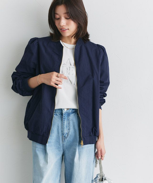 167cm / M / ネイビー