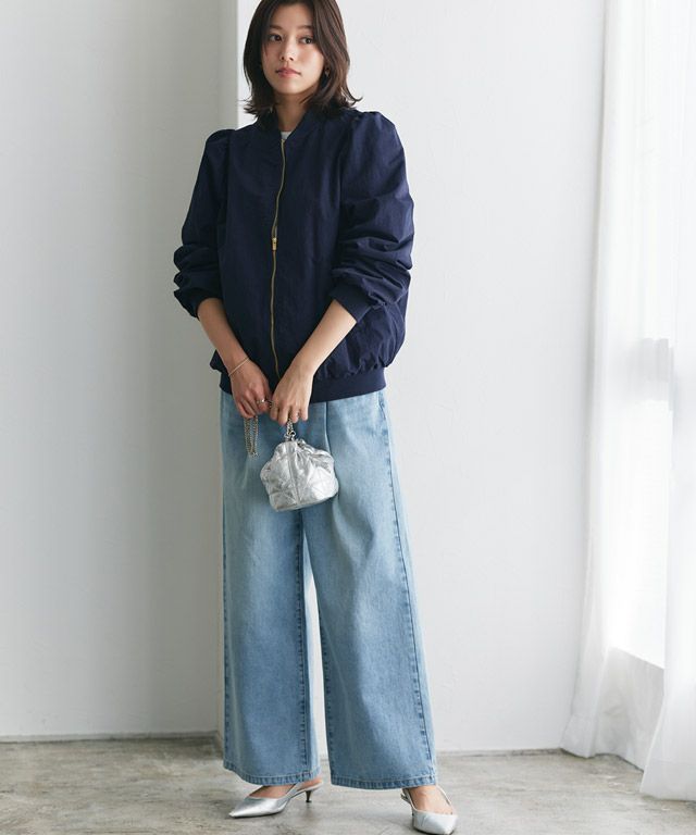 167cm / M / ネイビー