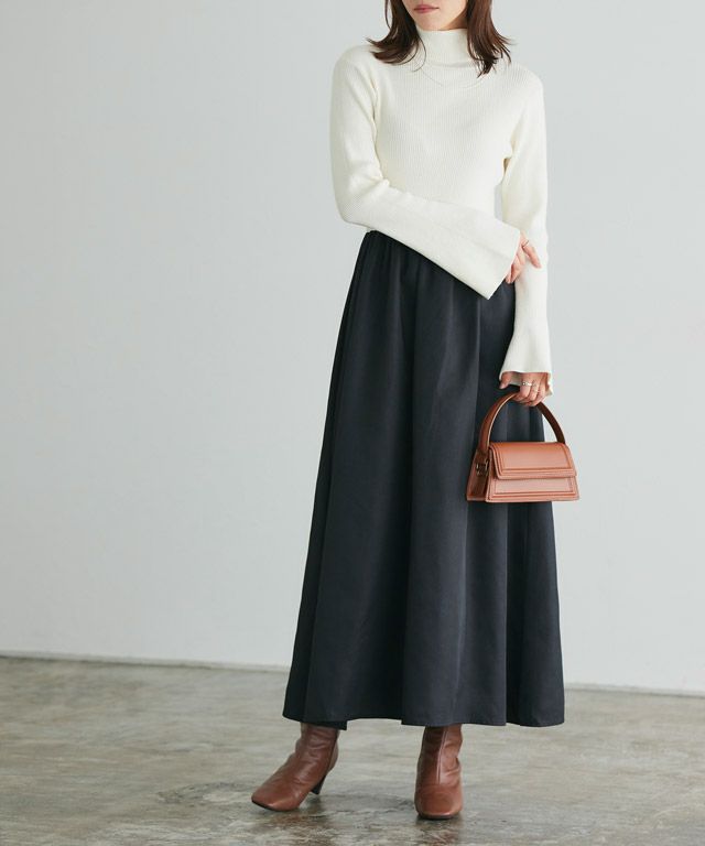 167cm / アイボリー×ブラック / タートル / M