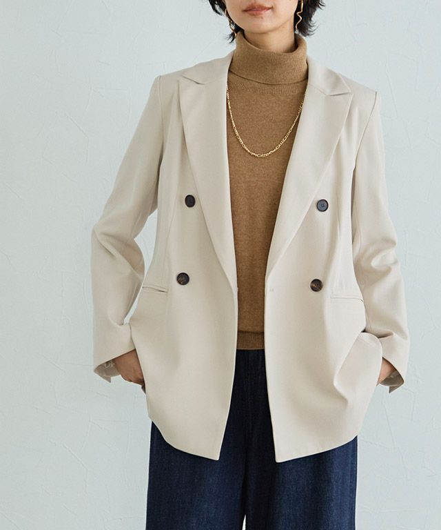 [RASW] ダブルブレストテーラードジャケット