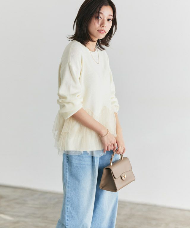 167cm / M / アイボリー