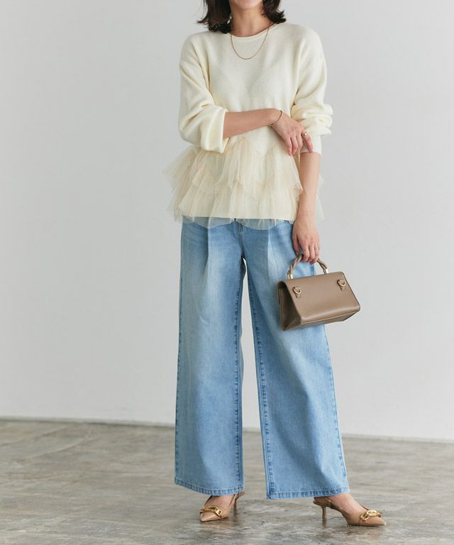 167cm / M / アイボリー