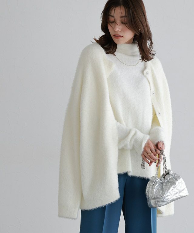 ショートシャギーコーディガン【スピード配送】 | 【公式】Pierrot