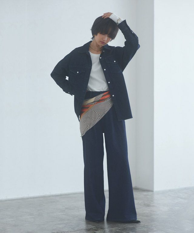 160cm / チャコール / M