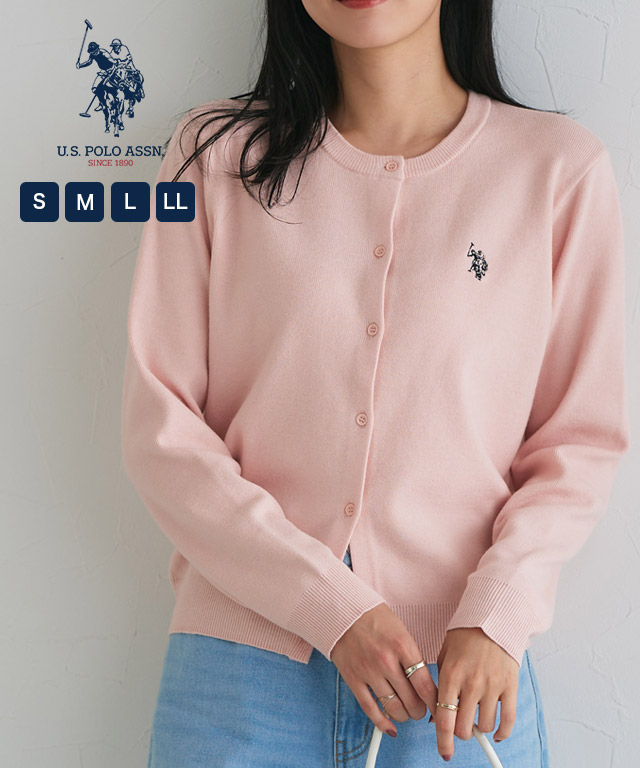 【U.S.POLO ASSN.】ニットカーディガン