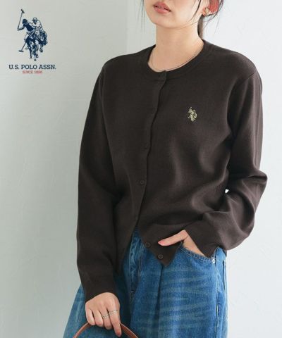 【U.S.POLO ASSN.】ニットカーディガン