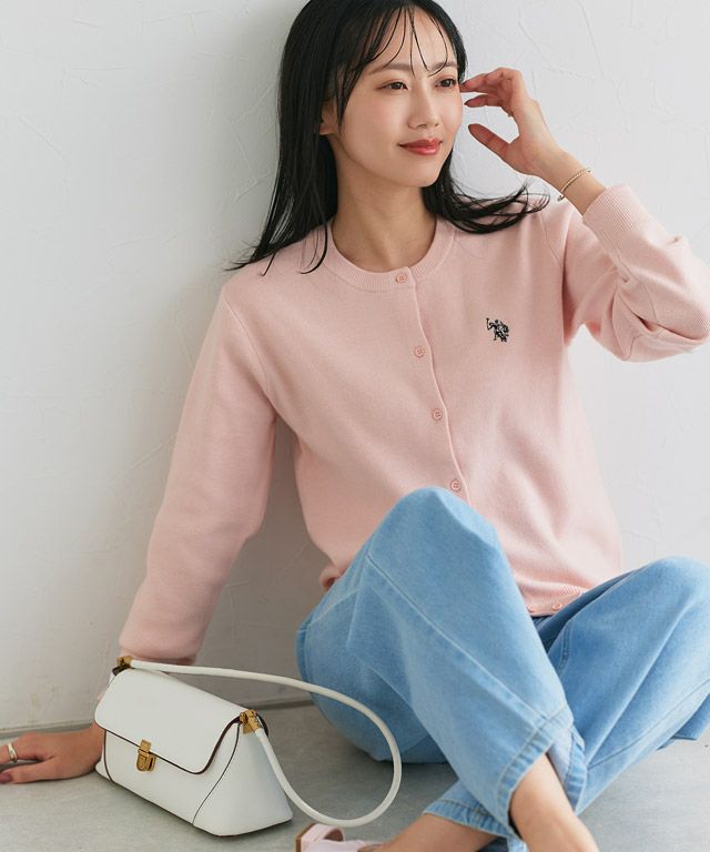 163cm / ネイビー×オフホワイト / M