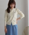 163cm / オフホワイト×ネイビー / M