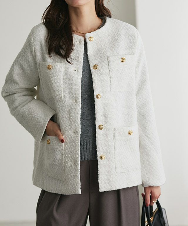 ゴールドボタンジャコット