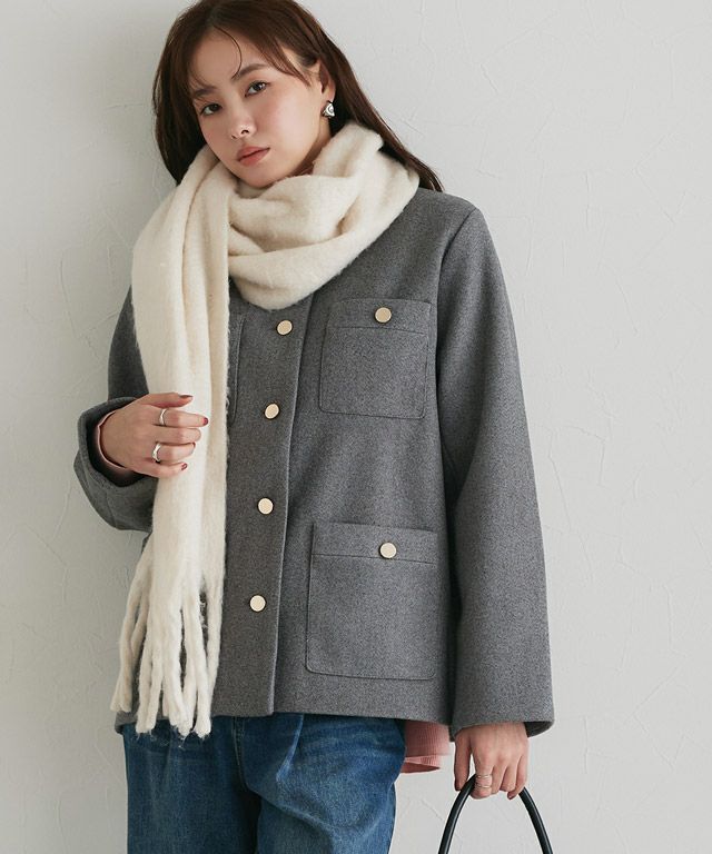 167cm / 杢グレー / M