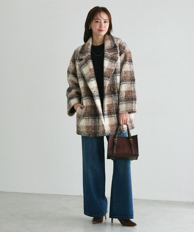 167cm / ブラック / クルーネック / M