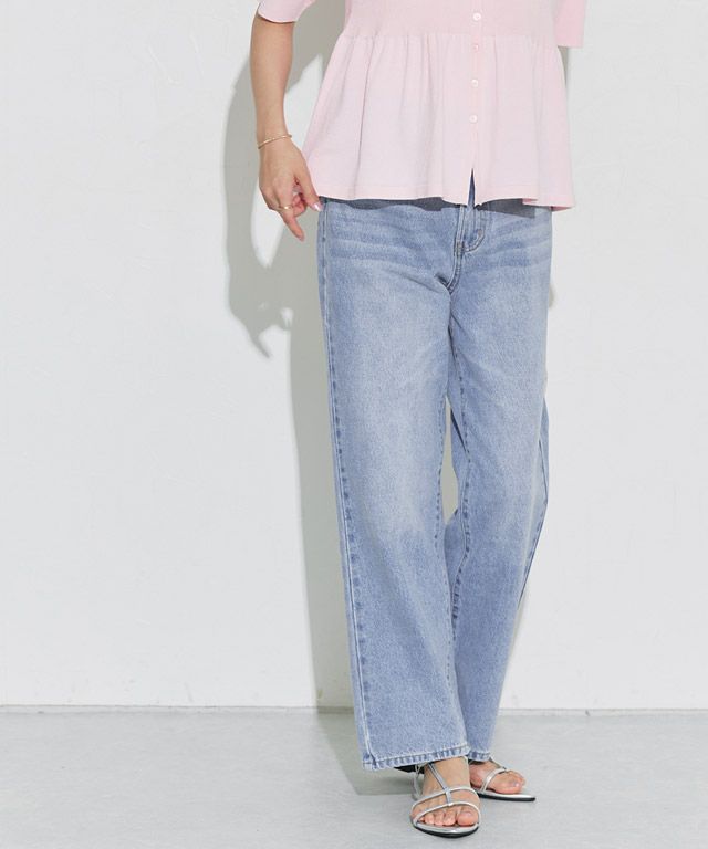 ラフストレートコットンデニム