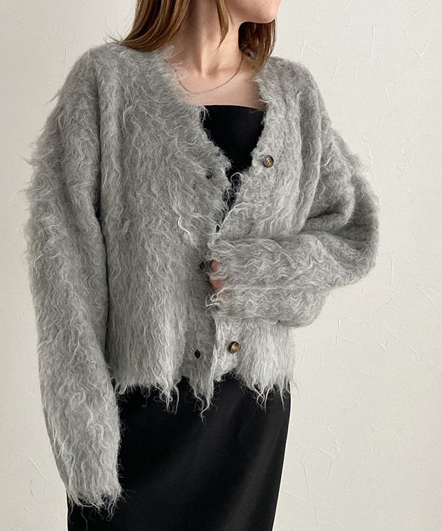 RASW]2wayシャギーニットカーディガン ◇ 送料無料【木村えりなさん