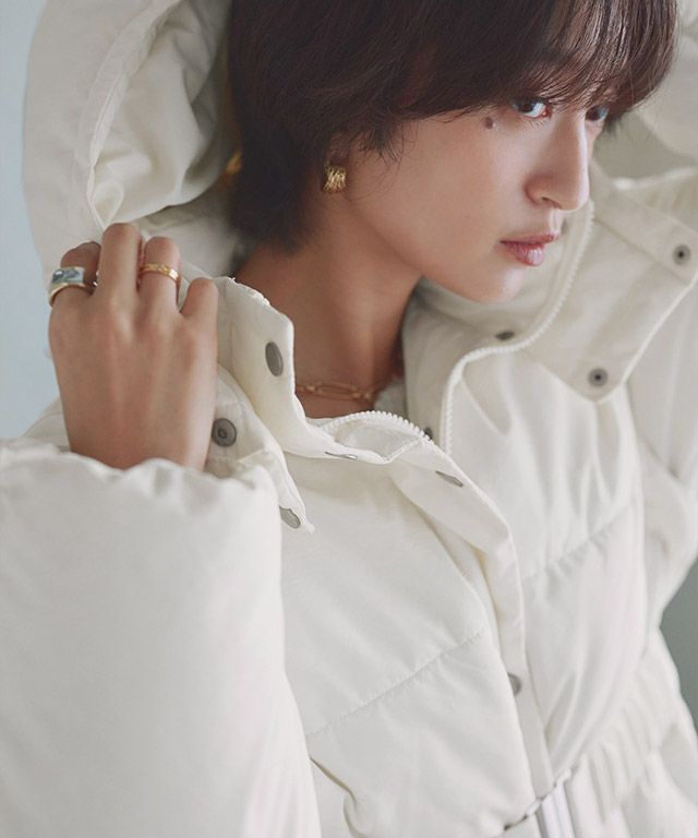 166cm / アイボリー / M