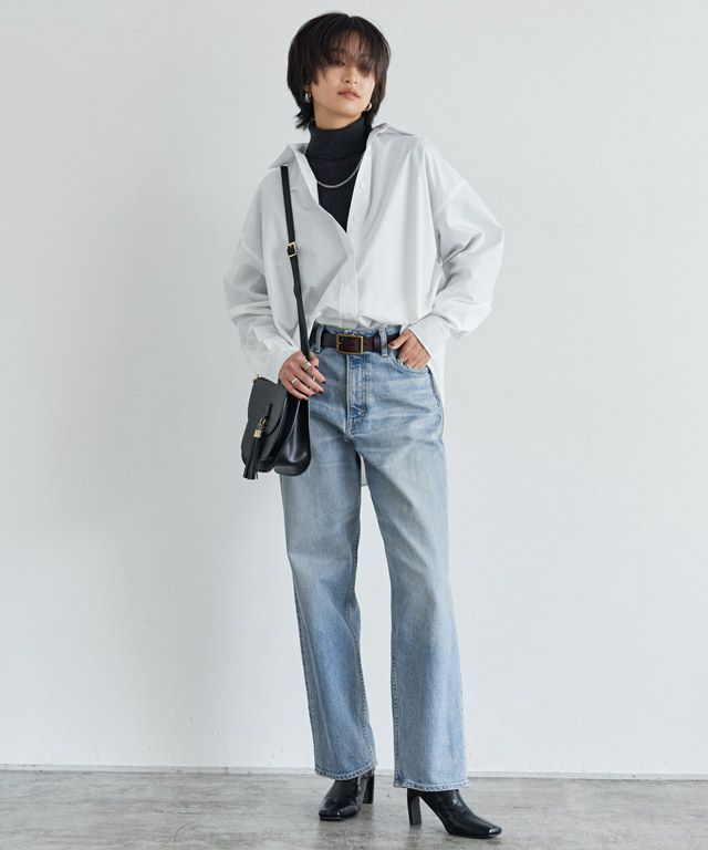 166cm / サックス / M