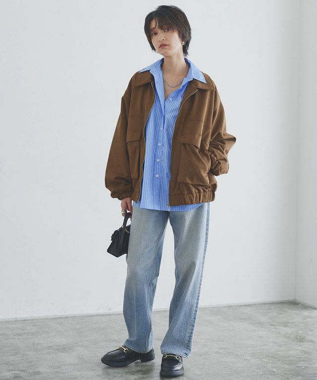 166cm / サックス / M