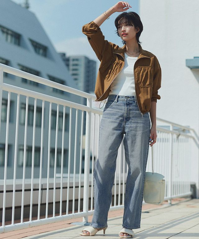 166cm / サックス / M