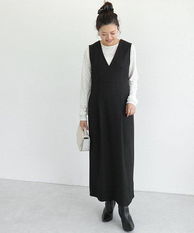 157cm / 無地 / ブラック / M