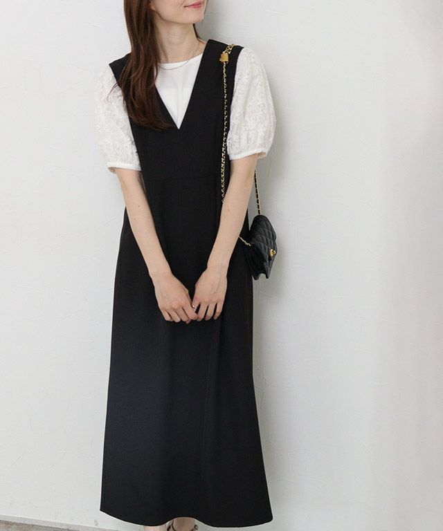 163cm / 無地 / ブラック / M