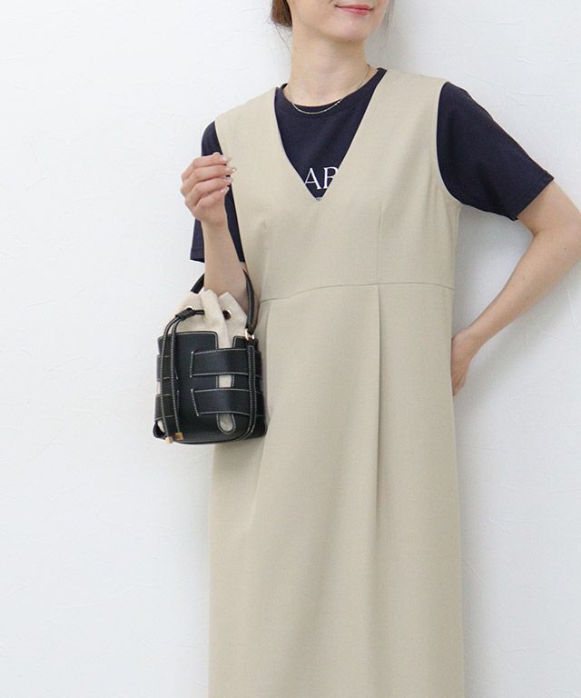163cm / 無地 /ライトグレージュ / M